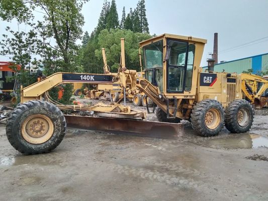 Original USA 140K Used CAT Motor Grader High Productivity Fuel Efficiency