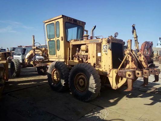 Heavy Duty 12G Used Caterpillar Motor Grader Noise Reduction Easy Operation