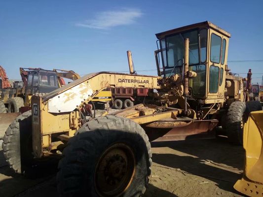 Heavy Duty 12G Used Caterpillar Motor Grader Noise Reduction Easy Operation