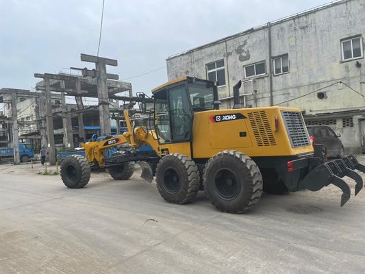 High Speed XCMG GR215 Second Hand Grader Fuel Efficiency For Construction
