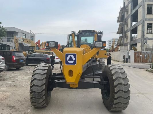 High Speed XCMG GR215 Second Hand Grader Fuel Efficiency For Construction