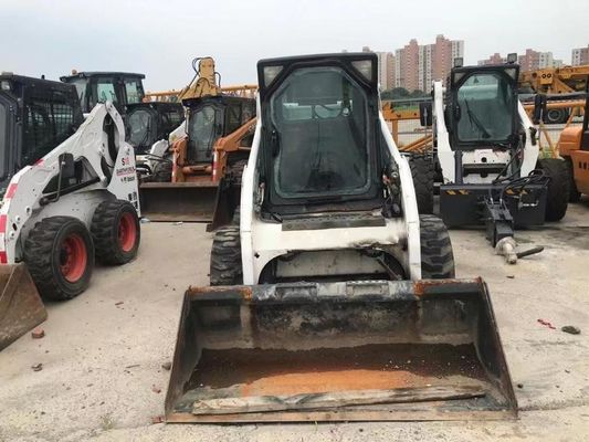 Original Color S185 Used Bobcat Skid Loaders Safety Operation In Good Condition