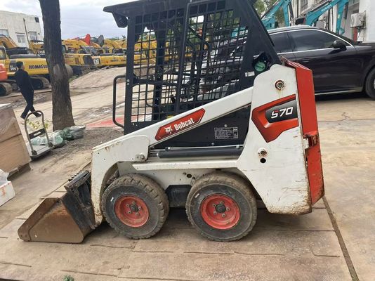 Original Color Used Bodcat S70 Skid Steer Loader Fuel Efficiency Stable Operation