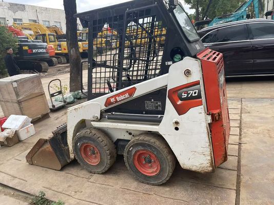 Original Color Used Bodcat S70 Skid Steer Loader Fuel Efficiency Stable Operation