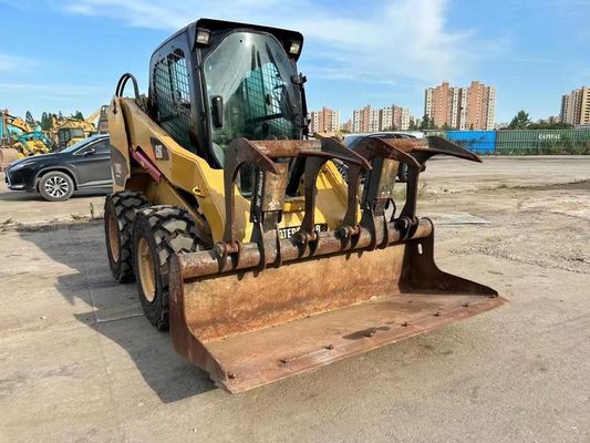 CAT 246C Original Color Used Skid Steer Loader Safety And Accuracy In Good Condition