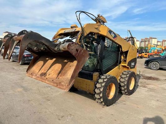 CAT 246C Original Color Used Skid Steer Loader Safety And Accuracy In Good Condition
