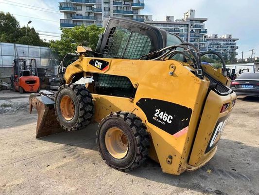 CAT 246C Original Color Used Skid Steer Loader Safety And Accuracy In Good Condition
