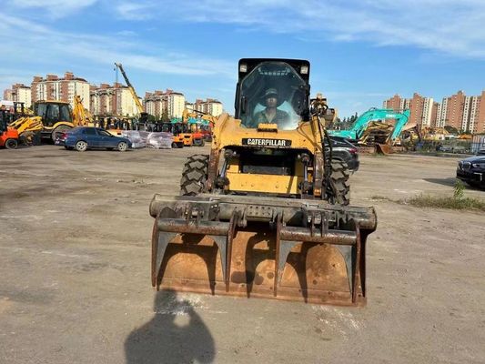 CAT 246C Original Color Used Skid Steer Loader Safety And Accuracy In Good Condition