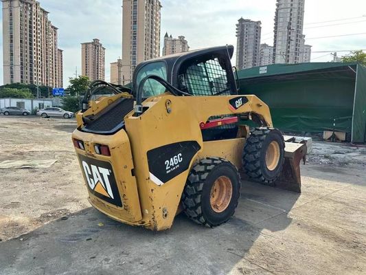 CAT 246C Original Color Used Skid Steer Loader Safety And Accuracy In Good Condition