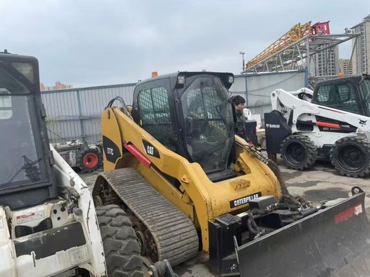 Powerful 277C Used Caterpillar Skid Steer Fuel Efficiency In Good Condition