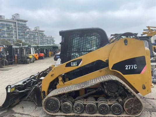 Powerful 277C Used Caterpillar Skid Steer Fuel Efficiency In Good Condition