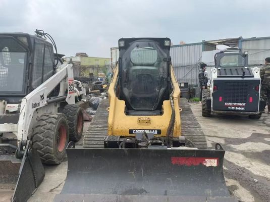 Powerful 277C Used Caterpillar Skid Steer Fuel Efficiency In Good Condition