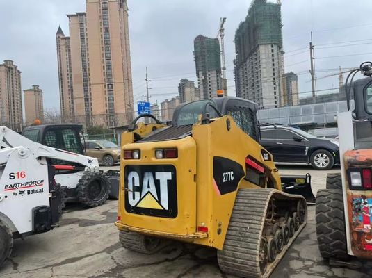 Powerful 277C Used Caterpillar Skid Steer Fuel Efficiency In Good Condition