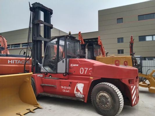 16 Tons Kalamr DCE160-12 Used Fork Lift Trucks High Efficiency Low Noise