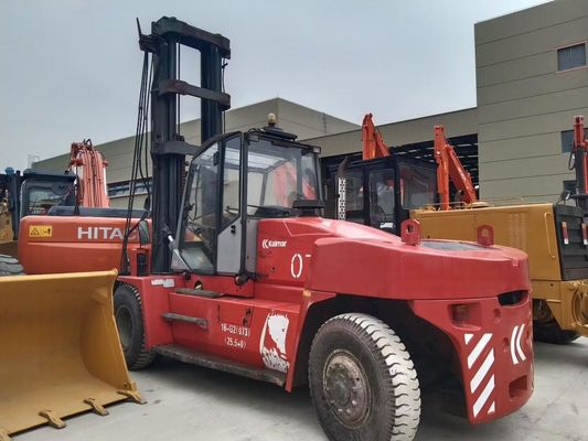 16 Tons Kalamr DCE160-12 Used Fork Lift Trucks High Efficiency Low Noise
