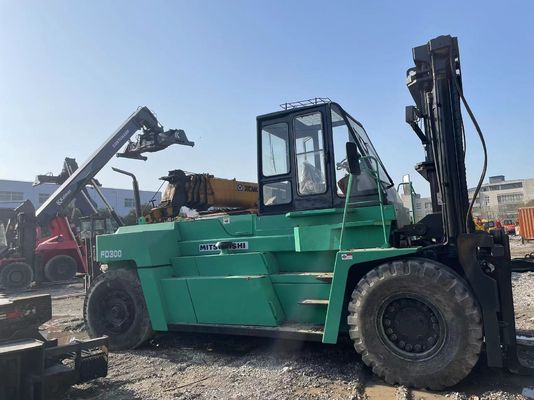 Mitsubishi F300 Used Forklift Truck Second Hand 30 Ton Forklift High Capacity