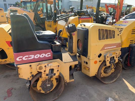 Used CC300G Dynapac Double Drum Roller Good Condition Stable Operation