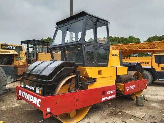Dynapac CC421 Used Road Roller Double Drum Road Roller High Productivity Sweden