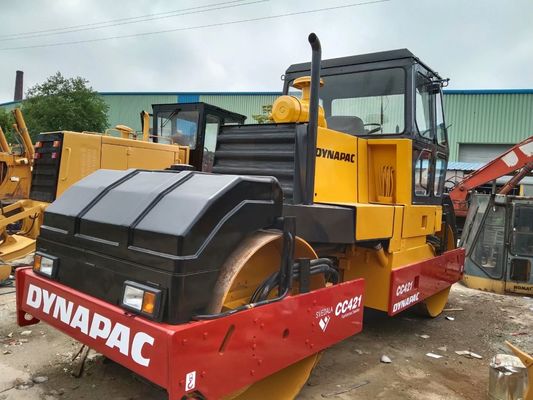 Dynapac CC421 Used Road Roller Double Drum Road Roller High Productivity Sweden