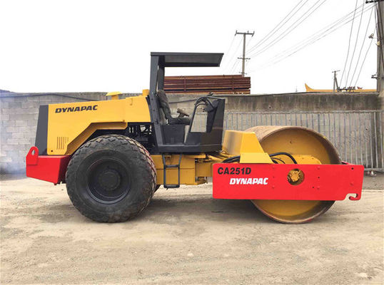 CA251D Vibratory Smooth Drum Used Dynapac Roller With Strong Power