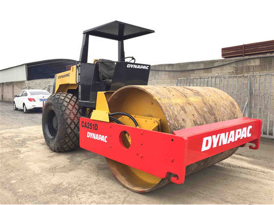 CA251D Vibratory Smooth Drum Used Dynapac Roller With Strong Power