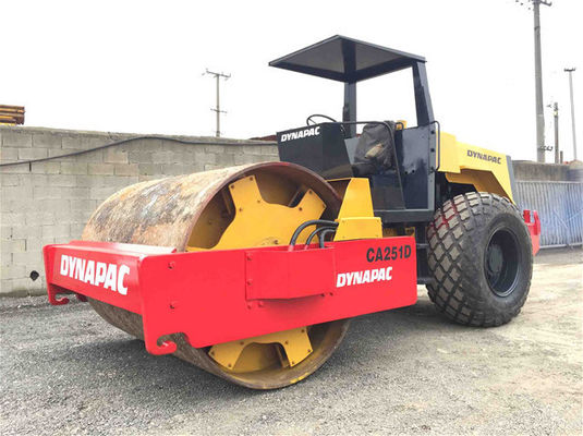 CA251D Vibratory Smooth Drum Used Dynapac Roller With Strong Power