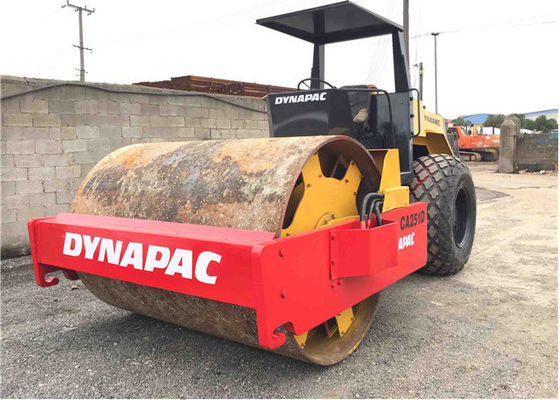 CA251D Vibratory Smooth Drum Used Dynapac Roller With Strong Power