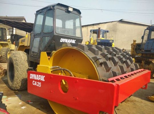 Used CA25 Dynapac Single Drum Roller Stable Operation With Sheep Foot