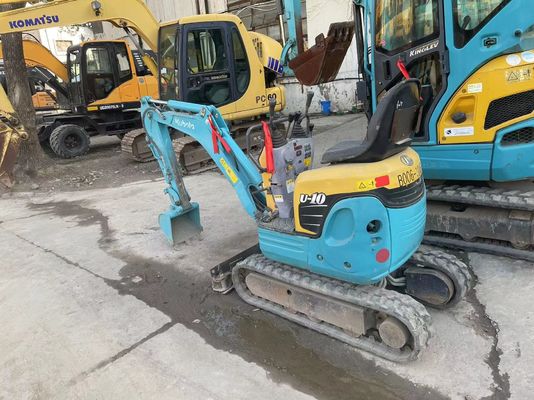 Kubota U10-3 Mini Used Excavator Indoor Working Second Hand Excavator Machine