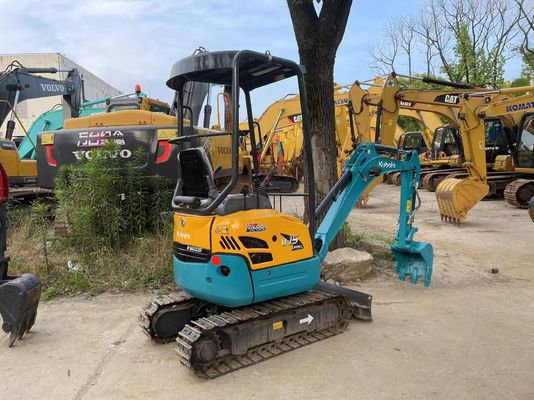 Original Color Used Kubota U15-3S Mini Excavator For Sale/Used Mini Excavator Working Indoors