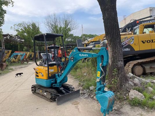 Original Color Used Kubota U15-3S Mini Excavator For Sale/Used Mini Excavator Working Indoors