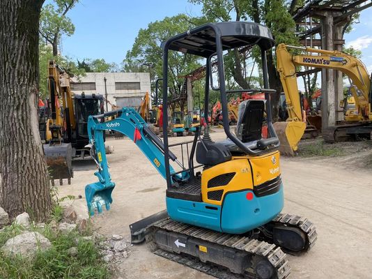 Original Color Used Kubota U15-3S Mini Excavator For Sale/Used Mini Excavator Working Indoors