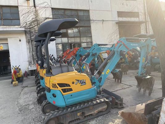 Original Color Used Kobelco Excavator U17 High Efficiency For Working Indoors