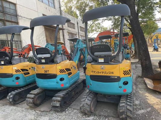 Original Color Used Kobelco Excavator U17 High Efficiency For Working Indoors