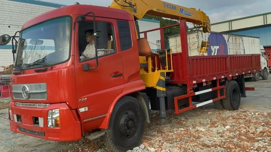 8 Tons XCMG SQS200-4 Truck Mounted Used Crane With DongFeng Truck  2019 Year