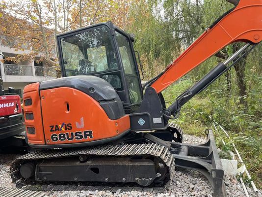 Original Japan Used Hitachi ZX68USR-5A Crawler Excavator In Excellent Condition
