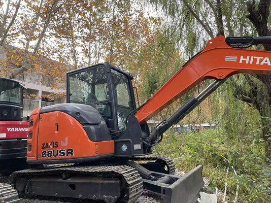 Original Japan Used Hitachi ZX68USR-5A Crawler Excavator In Excellent Condition