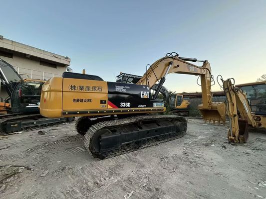 Used Crawler Caterpillar 336D Excavator Repaint Color 36 Tons For Mining