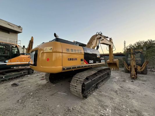 Used Crawler Caterpillar 336D Excavator Repaint Color 36 Tons For Mining