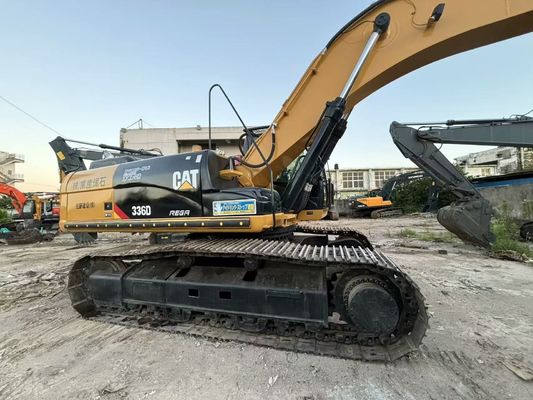 Used Crawler Caterpillar 336D Excavator Repaint Color 36 Tons For Mining
