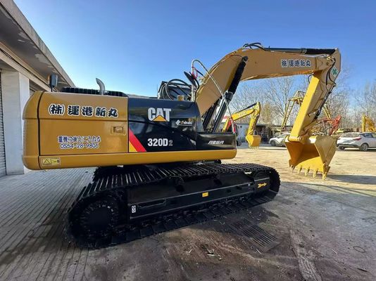 Yellow Original Japan Used CAT Excavator 320D2 Caterpillar Crawler Excavator