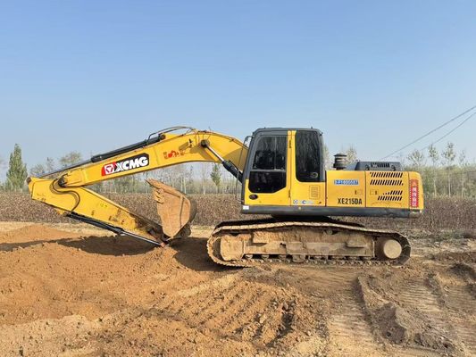 XE215DA Used XCMG Excavator Heavy Duty XCMG 20 Ton Excavator Energy Saving