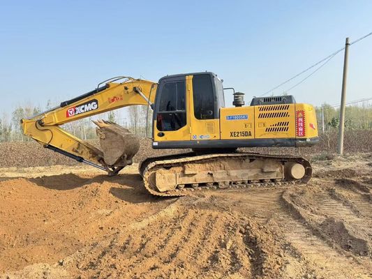 XE215DA Used XCMG Excavator Heavy Duty XCMG 20 Ton Excavator Energy Saving