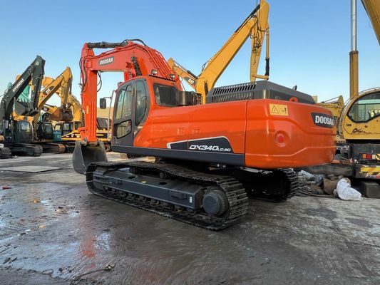 Repaint Color Used Doosan DX340LC-9C Crawler Excavator In Excellent Condition