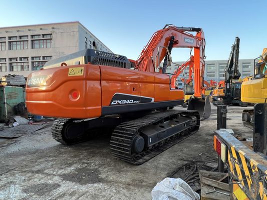 Repaint Color Used Doosan DX340LC-9C Crawler Excavator In Excellent Condition