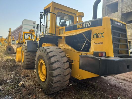 Repaint Color WA470-3 Used Komatsu Wheel Loader For Construction Middle East