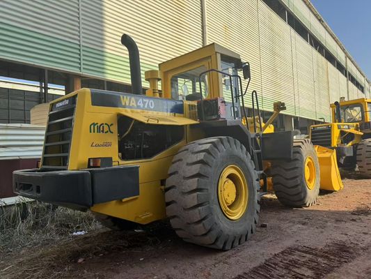 Repaint Color WA470-3 Used Komatsu Wheel Loader For Construction Middle East