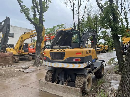 2018 Year Used SDLH LG670BM Wheel Excavator With Hydraulic Climp