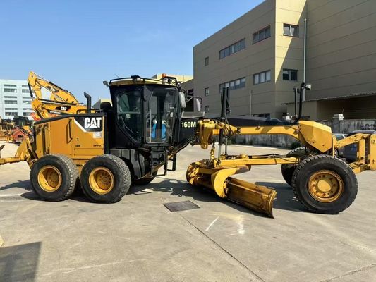 Original Japan Caterpillar 160M Motor Grader In Excellent Condition