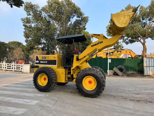 Original Japan Used Komatsu WA510 Mini Wheel Loaders Working In Good Condition